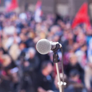 Organización de eventos políticos